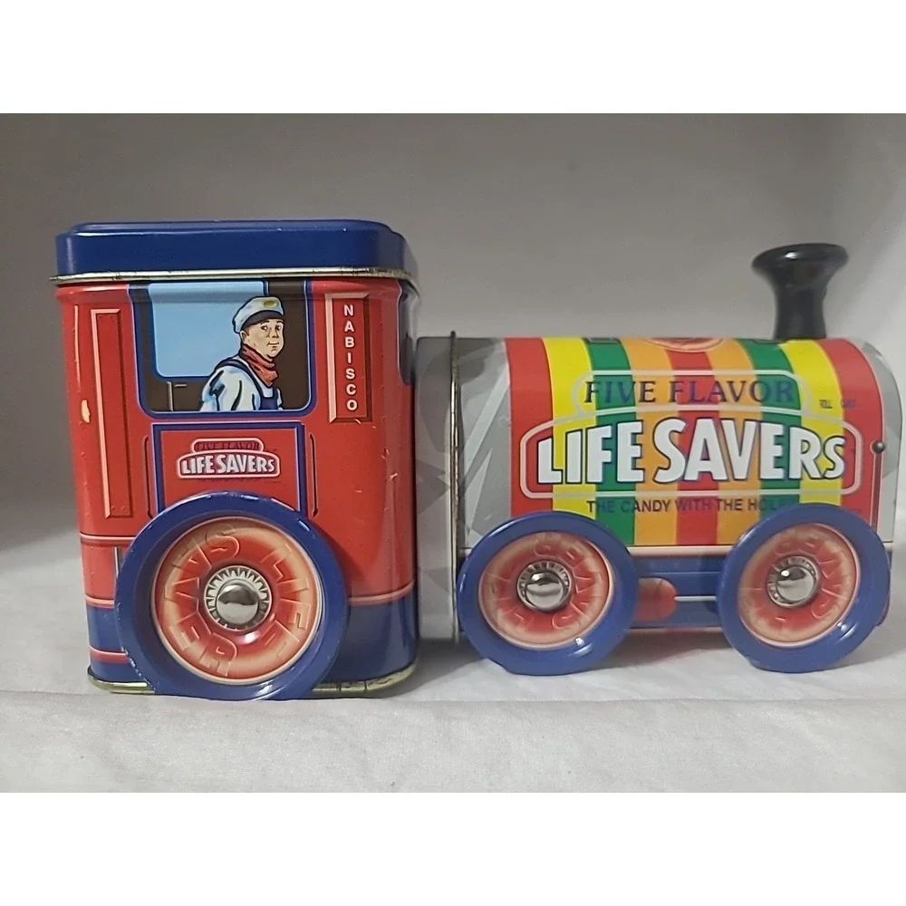 1997‎ Nabisco Life Savers Train Tin Candy Box
